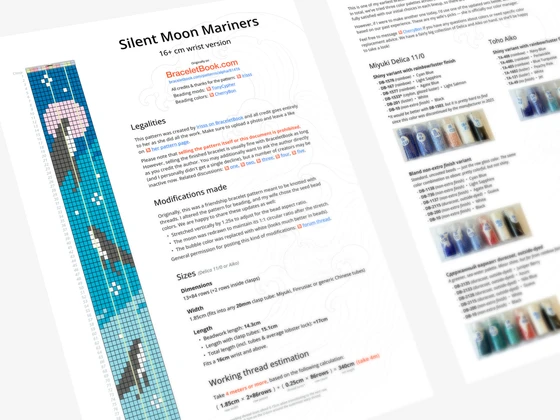 Preview pattern image for Silent Moon Mariners