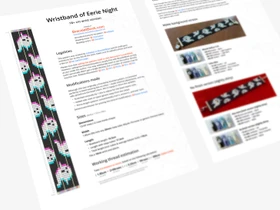 Preview image for pattern: Wristband of Eerie Night